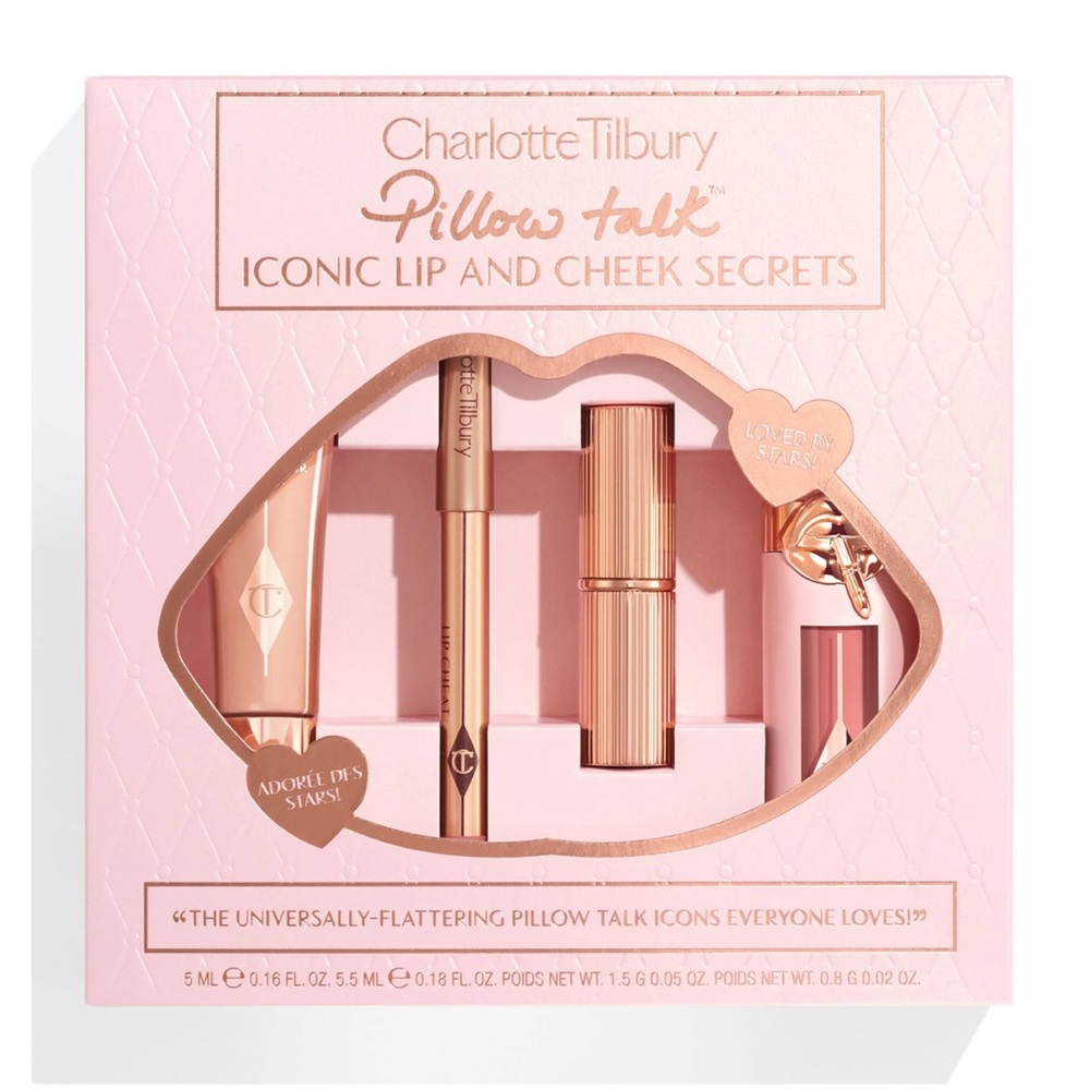 Charlotte Tilbury Pillow Talk Iconic Lip and Cheek Secrets Set